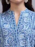 Women's Viscose Rayon Floral Printed Top | Short Kurta - Image 2