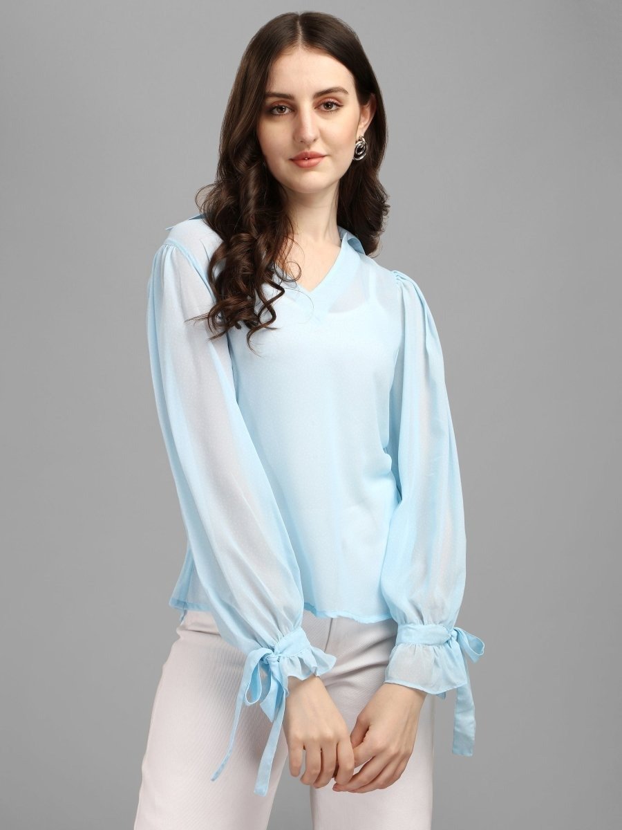baby-blue-womens-tops-masakalico.jpg Baby Blue Women's Tops - Image 1