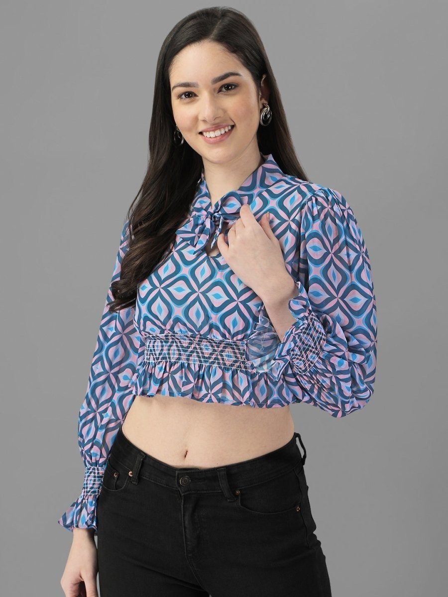 crop-tops-for-women-western-wear-1.jpg Crop Tops for Women Western Wear Blue - Image 1